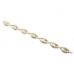 925 Sterling Silver Shuttle Model Tennis <b>Bracelet</b> with Heart Pattern Rhodium Plated Featuring Princess Cut <b>Ruby</b> Diamond Charm - Product Image 3
