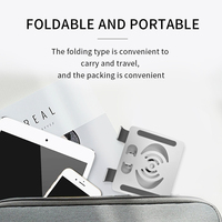 Supports de tablette PC pliables et réglables à 360 degrés avec support de tablette pivotant en aluminium pour bureau, studio, magasin de détail