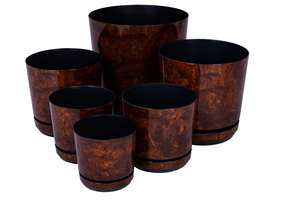 Jardinières en métal d'excellente qualité pour la décoration de jardin à bas prix Pots de jardinières de haute qualité avec revêtement en poudre pour H - Product Image 6