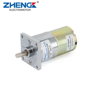 Zhengk 37mm 12VDCモーター24v450RPM自動給餌機用にカスタマイズされた高トルクモーター