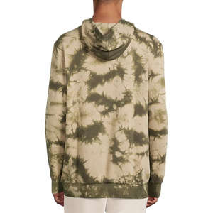 Mens Tie Dye Lightweight Hoodie 100% Cotton Fleece Warm Soft Pullover Gym hoodies Print Pattern Sizes - Product Image 4