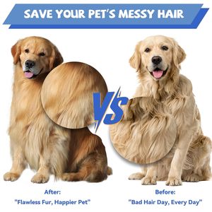 Simple Design Grooming Pet <b>Comb</b> Rounded Ends for Safe Tangle Removal for Rat Tail Dematting Dog Hairstyling Loose Hair Massage - Product Image 4