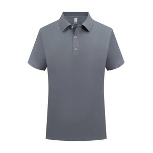 Sublimación en blanco Polo botón Up camisas hombres verano manga corta Camiseta cuello venta al por mayor Casual Polo camiseta para hombres - Product Image 1