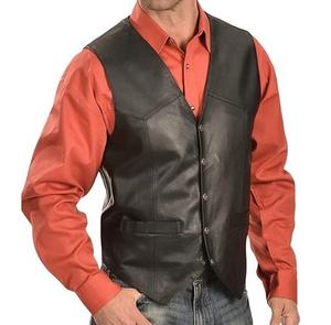 เสื้อกั๊กหนังมอเตอร์ไซค์คุณภาพสูงสำหรับผู้ชาย ดีไซน์แฟชั่นทันสมัย  ขายเสื้อกั๊กหนังคุณภาพเยี่ยม - Product Image 2