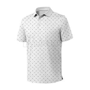 Camiseta de golf con logotipo personalizado para equipos Camiseta de golf estilo polo de diseño impreso para eventos deportivos En stock - Product Image 1