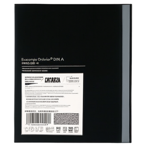 แฟ้มเอกสาร Exacompta Ordonator DIN A4 225 กรัม/ตร.ม. สีดำ บาลาครอน พร้อมช่องใส่เอกสาร 12 ช่อง และบล็อกสีเทา 225 กรัม/ตร.ม. - Product Image 2