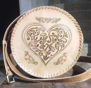 กระเป๋าเงินทรงกลมสไตล์วินเทจสั่งทำลายนูนเหมาะสำหรับการออกนอกบ้านแบบลำลองในเทศกาล - Product Image 2