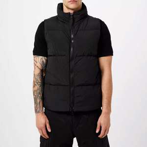 Chaleco Acolchado de Lona Unisex de Alta Calidad al por Mayor, Ultra Suave, Ligero, Cálido, con Capucha, Informal, de Invierno, Sin Mangas, Antiarrugas - Product Image 6