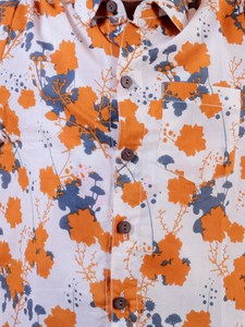 Ensemble coordonné pour enfants garçons Chemise et short imprimés à fleurs élégants Décontracté et confortable avec tissu respirant - Product Image 3