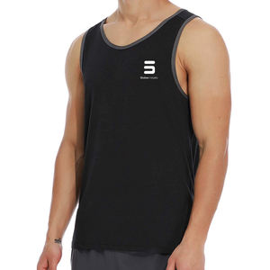 Débardeur de fitness décontracté pour hommes, bonne matière, toile, taille XS, services OEM, bas taux et meilleures ventes - Product Image 2