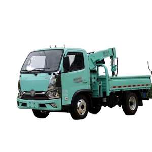 Grue de chantier montée sur camion, d'occasion, à essence/essence, automatique, 3,2 T, bras droit, Euro V, moteur 4,1-6L, pour matériaux de construction - Product Image 1