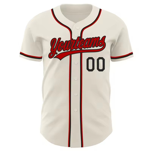 Breathable <b>Baseball</b> Jersey for Men Customizable V-Neck Short Sleeve Active Team Sports Uniform - Product Image 2