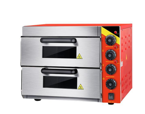 Nouveau four de boulangerie électrique industriel de qualité professionnelle, équipement de cuisson OEM en plastique pour la fabrication commerciale de gâteaux et de pizzas doubles - Product Image 1