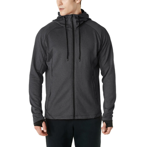 MOQ bajo precio barato chaqueta de chándal universitario hombres Slim Fit personalizado ligero poliéster cremallera completa gimnasio desgaste chaquetas al aire libre - Product Image 5