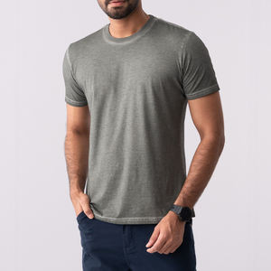 Logo personnalisé T-shirt d'entraînement de coupe régulière T-Shirt à demi-manches en maille à séchage rapide T-Shirt Hip Hop Streetwear pour hommes - Product Image 1