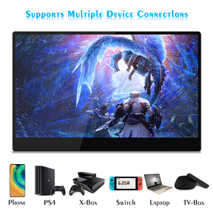 Màn Hình USB Type-C 3840X2160 4K Với Màn Hình Hiển Thị <span class=keywords><strong>LCD</strong></span> Siêu Mỏng 5Mm Dành Cho Máy Tính Xách Tay Máy Vi Tính PS4 Gaming Màn Hình Cảm Ứng Di Động 100% SRGB - Product Image 3