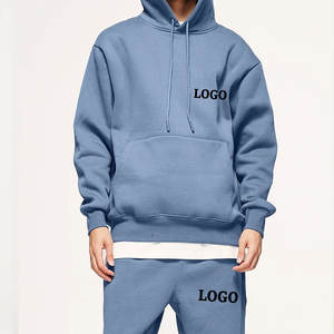 Comprar personalizado de alta calidad de algodón de peso pesado sudaderas con capucha al por mayor en blanco personalizado polar pulóver de gran tamaño los hombres chándal - Product Image 3