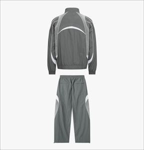 Conjunto personalizado de chándal cortavientos para hombre, conjunto de nailon, chaqueta deportiva y pantalones de chándal con cremallera, chándales cortavientos para hombre - Product Image 6