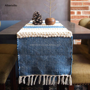Trendy Bohemian Style Table Decoration Boho 100% Cotton Table <b>Runner</b> Christmas Decoration <b>for</b> Tabletop <b>Hallway</b> Decoration - Product Image 6