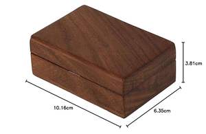 Best Selling Modern Square Wood Jewelry Storage Box with Customized Packaging 100% Handmade - Product Image 5