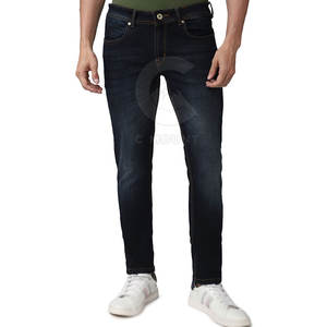 Pantalones vaqueros de servicio OEM de último diseño para hombre Pantalones vaqueros lavados de calidad superior cómodos para hombre - Product Image 1