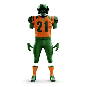 Uniforme de football américain confortable, extensible, court, antibactérien, 100% polyester, pour adultes, service OEM disponible, meilleur choix - Product Image 2