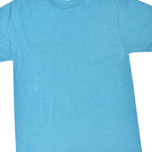 เสื้อยืดผ้าฝ้ายเนื้อนุ่มสีฟ้าใส่ได้ทั้งชายและหญิงสวมใส่สบายโลโก้แบบกำหนดเอง - Product Image 3