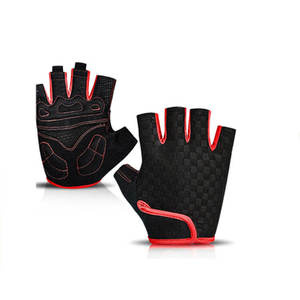 Guantes de ciclismo antideslizantes acolchados de medio Dedo de silicona de alta calidad para uso unisex - Product Image 6