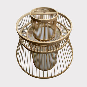 Hot Trending hecho a mano moderno antiguo bambú candelabro colgante luz mimbre pantalla marcos algas marinas para interior Resort hoteles - Product Image 6