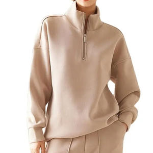 Sudadera de cuello redondo para mujer, logotipo personalizado con manga larga, color personalizado para mujer, sudaderas ajustadas, sudadera, gran oferta personalizada - Product Image 3