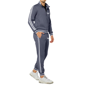 OEM Custom Logo Men's Casual <b>Jogger</b> Set Fashionable Hoodie Tracksuit Two-Piece Cotton <b>Polyester</b> Gym Sportswear XL Factory Rate - Product Image 3