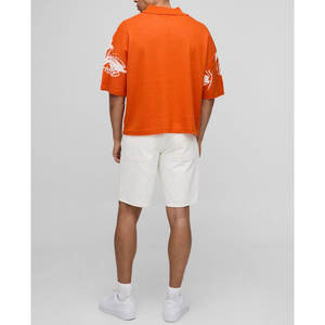 Polos de algodón 100% de alta calidad con diseño impreso personalizado, últimos diseños, polos de golf transpirables para hombres - Product Image 5