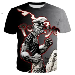 T-shirts pour hommes de qualité supérieure en gros coupe ample à manches courtes décontracté sport hauts à la mode tissu tricoté respirant - Product Image 2