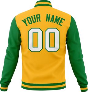 แจ็คเก็ตบอมเบอร์แบบสั่งทำขายส่งสำหรับทุกเพศ ผ้าขนสัตว์ แจ็คเก็ตเบสบอล คอตั้ง สไตล์วินเทจสำหรับฤดูหนาว ผ้าแคนวาส MOQ ต่ำ สำหรับผู้ชายและผู้หญิง - Product Image 3