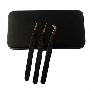 Pince à épiler japonaise en acier inoxydable de haute qualité, à pointe lisse, avec logo personnalisé, durable, pour extensions de cils, outil de beauté de précision pour les professionnels de salon - Product Image 2