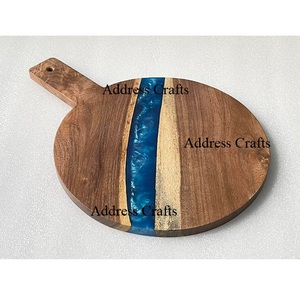Juego de regalo de inauguración de la casa con logotipo personalizado de calidad superior, utensilios de tabla de quesos de resina de madera de acacia, herramientas de cocina que incluyen plato - Product Image 1