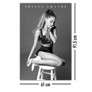 Affiche Ariana Grande au design moderne avec cadre noir - Product Image 2