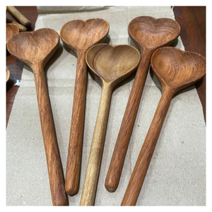 Cuchara de madera con logotipo personalizado, hecha de madera Premium, ideal para marcas de restaurantes o juegos de regalo, embalaje, cuchara de madera, cuchara para cocinar - Product Image 2