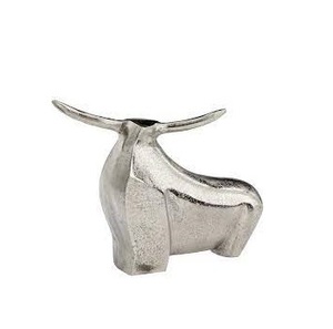 Escultura de Rinoceronte de Metal Grande, una pieza impresionante de fuerza y resistencia. Esta exquisita escultura captura - Product Image 3