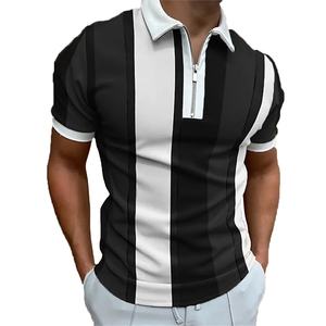 Chemise Homme Personnalisée 100% Coton Tricoté, Coupe Slim, Manches Courtes, Haute Qualité, Respirante, Séchage Rapide, Logo Personnalisé, Divers Modèles - Product Image 1