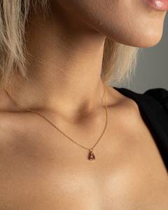 สร้อยคอจี้หยดน้ำตาทำด้วยมืออัญมณีเปลี่ยนสีเงินสเตอร์ลิงของขวัญเครื่องประดับ - Product Image 2