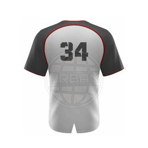 Uniforme de Béisbol Personalizable para Adultos, Ropa Deportiva Cómoda, Mangas Cortas, Transpirable, de Secado Rápido, 100% Poliéster, Estampado - Product Image 5