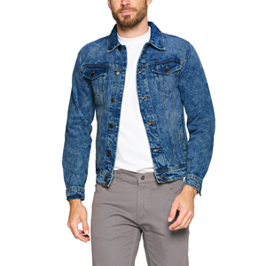 Lightweight ODM Service Stylish Hooded Stand <b>Jeans</b> Jackets Custom Front Size Latest Design Washed <b>Soft</b> Casual Denim Men's - Product Image 3