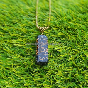 Orgone Sept Chakra Guérison Forme Ronde Pendentif En Gros Cristal Orgonite Énergie Chakra Collier - Product Image 5