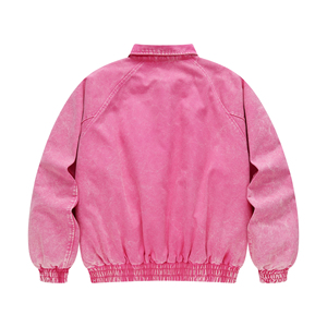 Streetwear décontracté personnalisé OEM manteaux de la veste vintage en jean pour hommes veste denim personnalisée avec lavage à la pierre pour hommes - Product Image 5