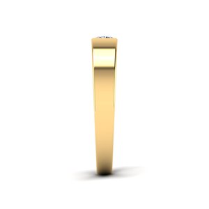 High Quality Custom Women's 925 Sterling Silver Wedding Band Engagement <b>Ring</b> Gift Gold Plating Brilliant Cut Lab Grown Diamond - Product Image 4