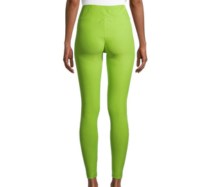 Wholesale Women's Solid High Waisted Ankle-Length <b>Leggings</b> <b>Pockets</b> for Yoga Fitness Workout Wear Soft Lightweight Elastic Waist - Product Image 4