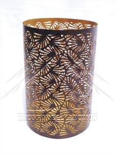 Wholesale Decorative Metal Candle Cup - <b>Laser</b> Cut Floral Design Tealight Stand for Hotel Restaurant Decor & Wedding Party Favors - Product Image 6