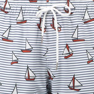 Short d'été en maille à motif uni pour hommes 100% coton avec numéro unique Sublimation Style décontracté Logo personnalisable Design - Product Image 4