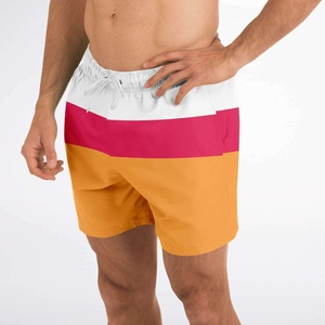 กางเกงขาสั้นลำลองผ้าฝ้าย 100% สำหรับผู้ชาย สวมใส่สบาย ทนทาน เอวกลาง ลายเรียบ ระบายอากาศได้ดี แห้งเร็ว มีเชือกผูก - Product Image 2